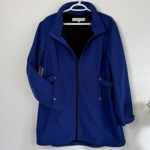 Women's Royal Blue Zip Front Jacket